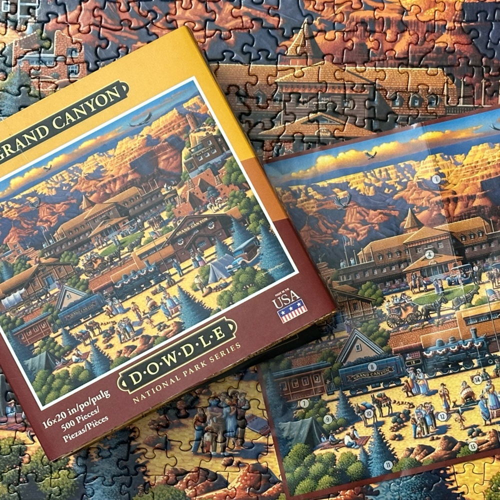 GRAND CANYON 500 PIECE PUZZLE - Picture 2 of 5